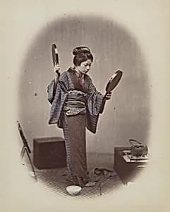 At Her Toilet by Felice Beato