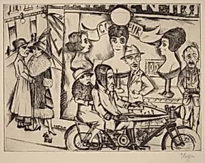 At the Hairdresser's by Emil Betzler