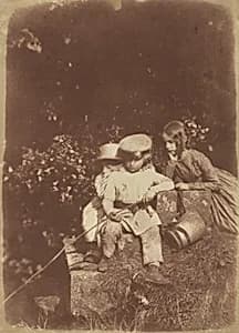 At the Minnow Pool by David Octavius Hill and Robert Adamson