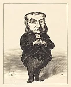 Ath. L. Charles Coquerel by Honoré Daumier