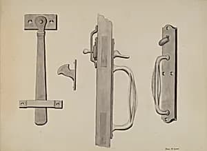 Attic Door Latch by James M. Lawson