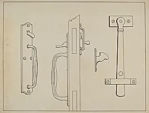 Attic Door Latch by James M. Lawson