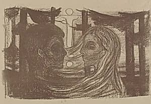 Attraction II by Edvard Munch