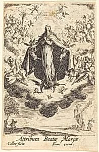 Attributes of the Virgin by Jacques Callot