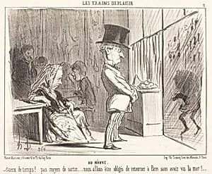 Au Havre by Honoré Daumier