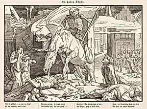 Auch ein Todtentanz VI by Alfred Rethel