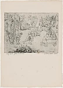 Auf dem Jahrmarkt by Abraham Palukst