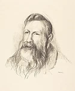 Auguste Rodin by Auguste Renoir
