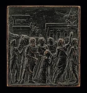 Augustus and the Sibyl by Andrea Briosco, called Riccio