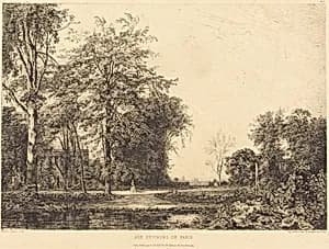 Aux environs de Paris by Maxime Lalanne