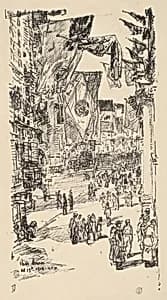 Avenue of the Allies by Childe Hassam