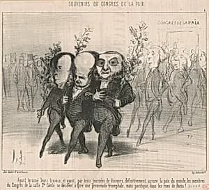 Ayant terminé leurs travaux ... by Honoré Daumier