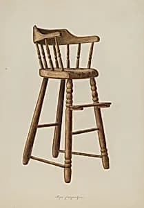 Baby High Chair by Max Fernekes