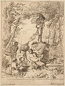 Bacchanal by a Herm