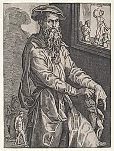 Baccio Bandinelli by Nicolò della Casa, after Baccio Bandinelli