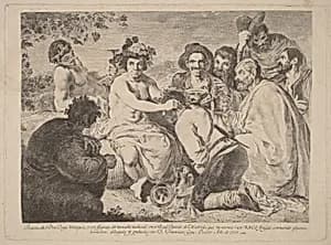 Baco (Bacchus) by Francisco Goya after Diego Velázquez