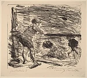 Badeanstalt (The Bath House) by Lovis Corinth