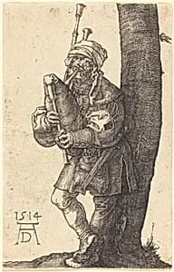 Bagpiper by Albrecht Dürer