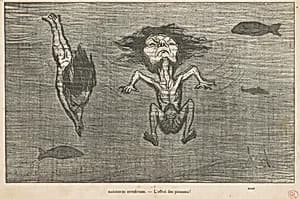 Baigneurs intrepédes by Honoré Daumier
