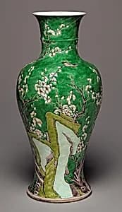 Baluster Vase by Chinese Qing Dynasty