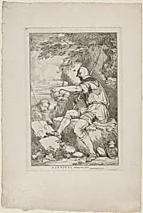 Banditti Taking His Post by John Hamilton Mortimer