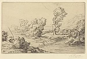 Banks of the Marne (Bord de la Marne) by Alphonse Legros