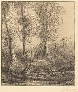 Banks of the Saint-Pre (Rive du Saint-Pre) by Alphonse Legros