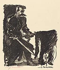 Bannerträger (Standard Bearer) by Lovis Corinth