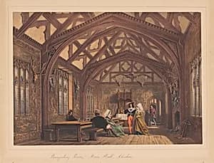 Banqueting Room, Bramhall, Cheshire by Joseph Nash