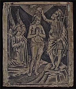 Baptism of Christ by Italian 16th Century or Italian 18th or 19th Century