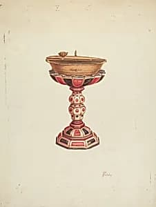 Baptismal Font and Stand by Hal Blakeley