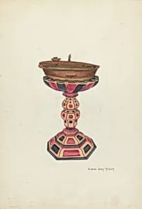Baptismal Font and Stand