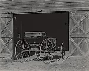 Barn and Carriage by Alfred Stieglitz