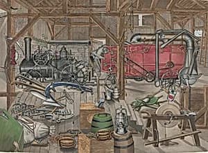 Barn Gangway by Perkins Harnly