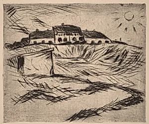 Barracks (Kaserne) by Walter Gramatté