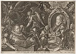 Bartholomew and Christina Spranger by Aegidius Sadeler II