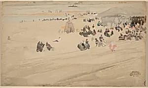 Beach Scene by James McNeill Whistler