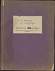 Beckmann Sketchbook 31 by Max Beckmann