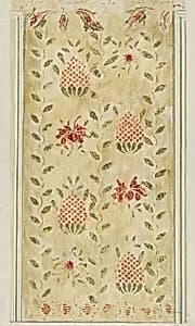 Bedroom Stencil by Mildred E. Bent