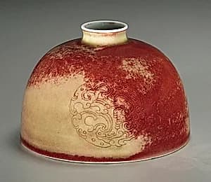 "Beehive" Water Pot by Chinese Qing Dynasty