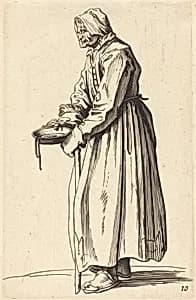 Beggar Woman with Pan by after Jacques Callot