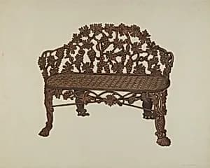 Bench in Cemetary Lot by Fred Hassebrock