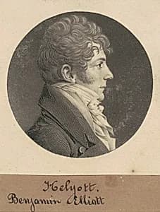 Benjamin Elliott by Charles B. J. Févret de Saint-Mémin