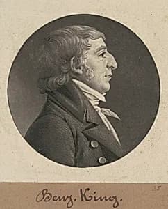 Benjamin King by Charles B. J. Févret de Saint-Mémin