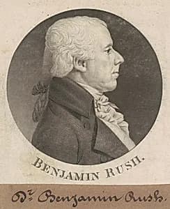 Benjamin Rush by Charles B. J. Févret de Saint-Mémin