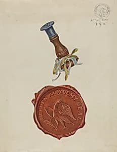 Bergen Academy Seal by Albert Camilli