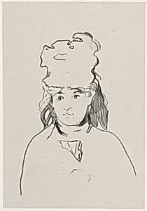 Berthe Morisot by Edouard Manet