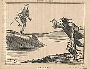 Bertrand et Raton by Honoré Daumier