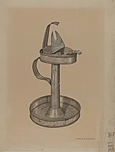 Betty Lamp and Stand