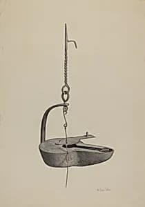 Betty Lamp by Maurice Van Felix